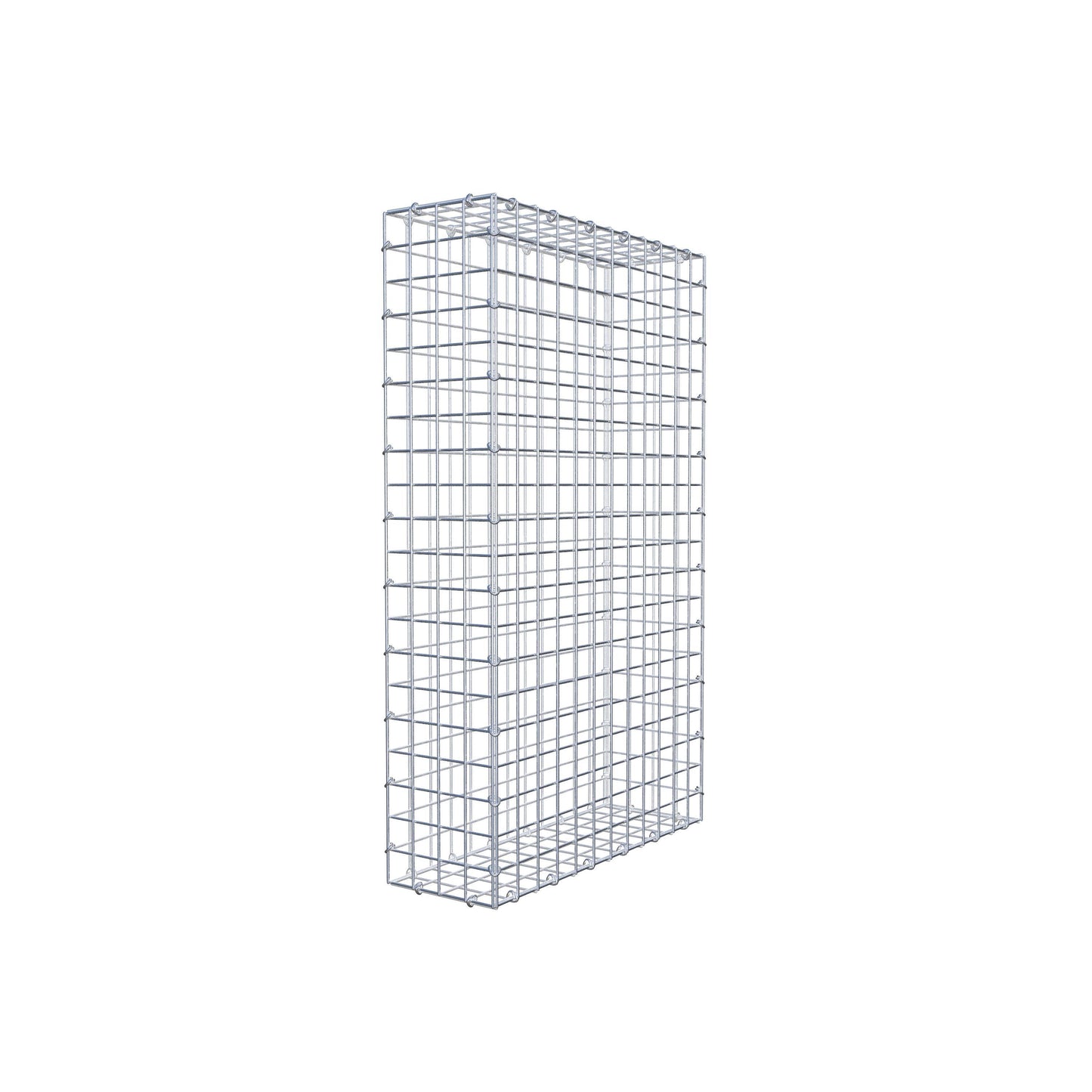 Gabione 100 cm x 60 cm x 20 cm (L x H x T), Maschenweite 5 cm x 5 cm, C-Ring