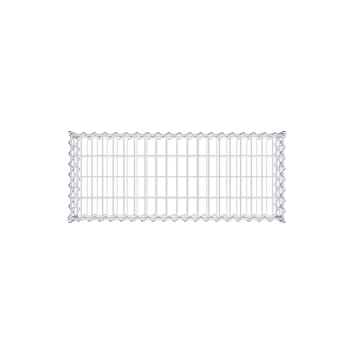 Gabion 100 cm x 20 cm x 40 cm (L x H x D), mesh size 5 cm x 10 cm, spiral