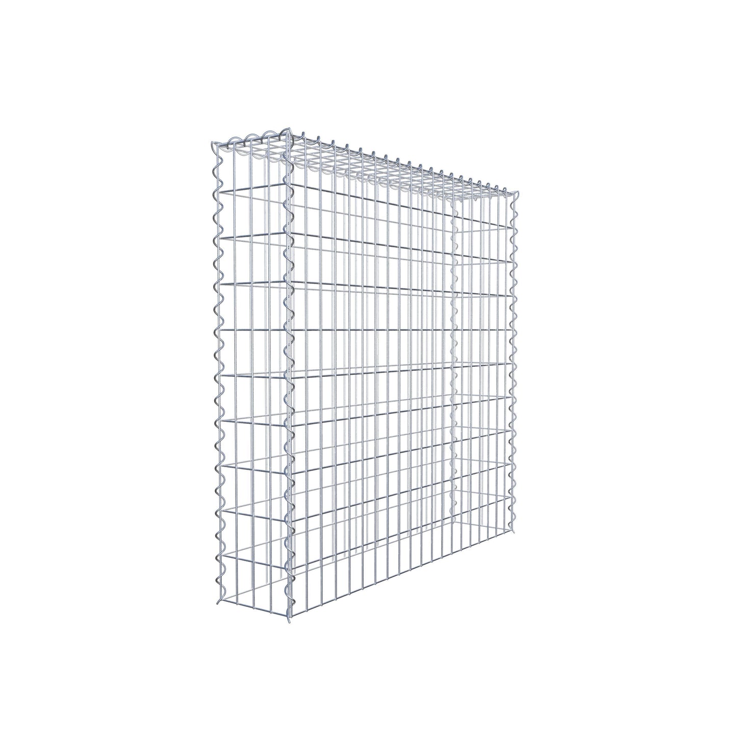 Add-on schanskorf type 3 100 cm x 100 cm x 20 cm (L x H x D), maaswijdte 5 cm x 10 cm, spiraalvormig