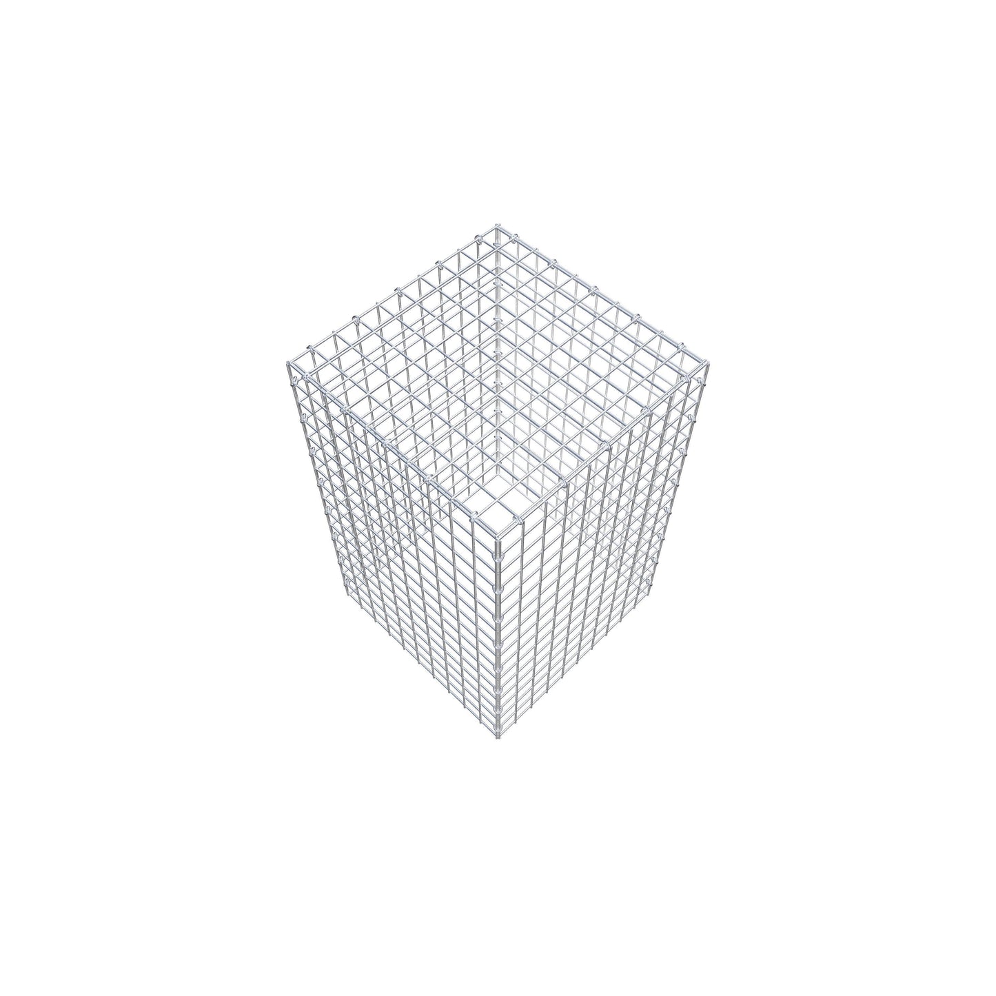 Gabião Tipo 3 80 cm x 50 cm x 50 cm (C x A x P), malhagem 5 cm x 5 cm, anel C