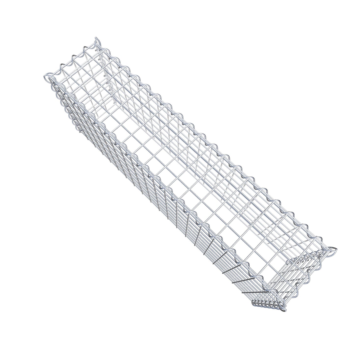 Gavión complementario tipo 3 100 cm x 40 cm x 20 cm (L x A x P), malla 5 cm x 5 cm, espiral
