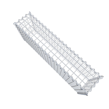 Gavión complementario tipo 3 100 cm x 40 cm x 20 cm (L x A x P), malla 5 cm x 5 cm, espiral