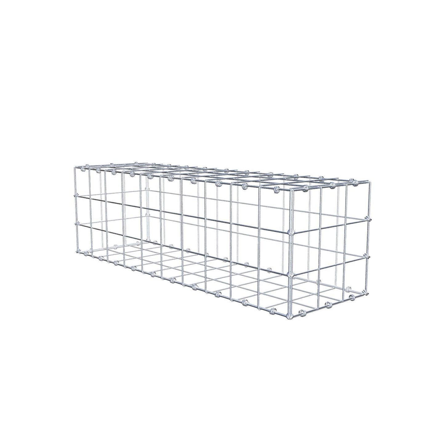Schanskorf 100 cm x 30 cm x 30 cm (L x H x D), maaswijdte 10 x 10 cm, spiraalring