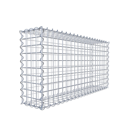 Set di 2 gabbioni 100 cm x 50 cm x 20 cm (L x H x P), maglia 5 x 5 cm, spirale