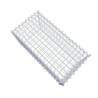 Schanskorf 80 cm x 40 cm x 40 cm (L x H x D), maaswijdte 5 cm x 5 cm, spiraalvormig