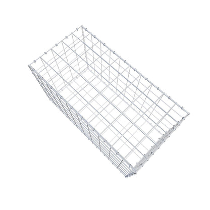 Schanskorf 100 cm x 60 cm x 50 cm (L x H x D), maaswijdte 10 x 10 cm, spiraalring