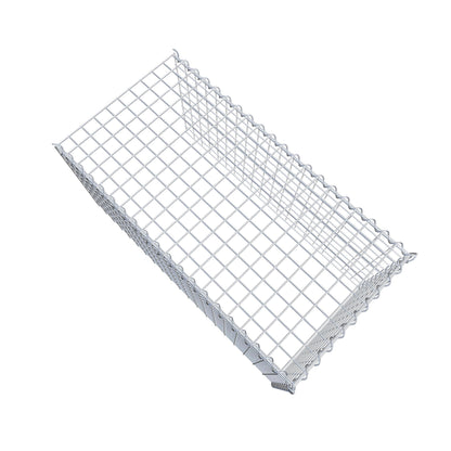 Gabbione aggiuntivo tipo 4 100 cm x 50 cm x 50 cm (L x H x P), dimensione maglia 5 cm x 5 cm, a spirale