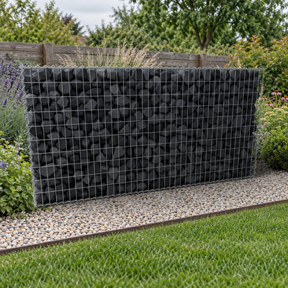 Gabion 200 cm x 100 cm x 50 cm (L x H x P), mailles 5 cm x 10 cm, spirale