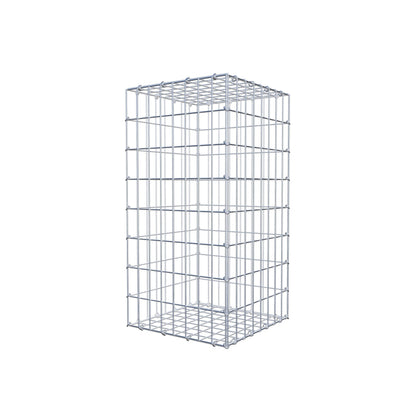 Schanskorf 80 cm x 40 cm x 40 cm (L x H x D), maaswijdte 5 cm x 10 cm, C-ring