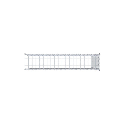 Gabion rapporté type 4 100 cm x 80 cm x 20 cm (L x H x P), mailles 5 cm x 5 cm, spirale