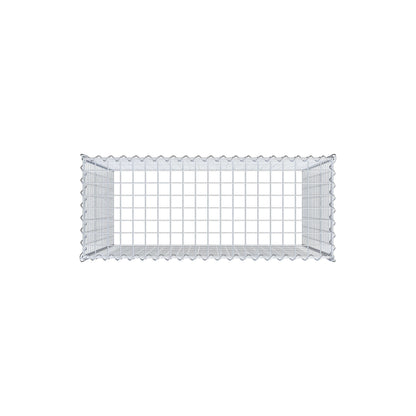 Gavión complementario tipo 3 100 cm x 100 cm x 40 cm (L x A x P), malla 5 cm x 5 cm, espiral