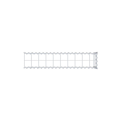 Anbaugabione Typ 4 100 cm x 30 cm x 20 cm (L x H x T), Maschenweite 10 cm x 10 cm, Spirale