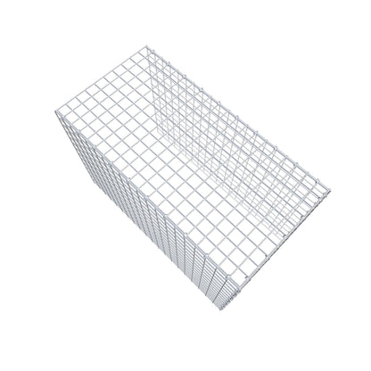 Opzetpaal type 4 100 cm x 70 cm x 50 cm (L x H x D), maaswijdte 5 cm x 5 cm, C-ring
