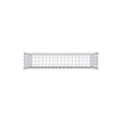 Gabbione 100 cm x 80 cm x 20 cm (L x H x P), maglia 5 cm x 5 cm, spirale