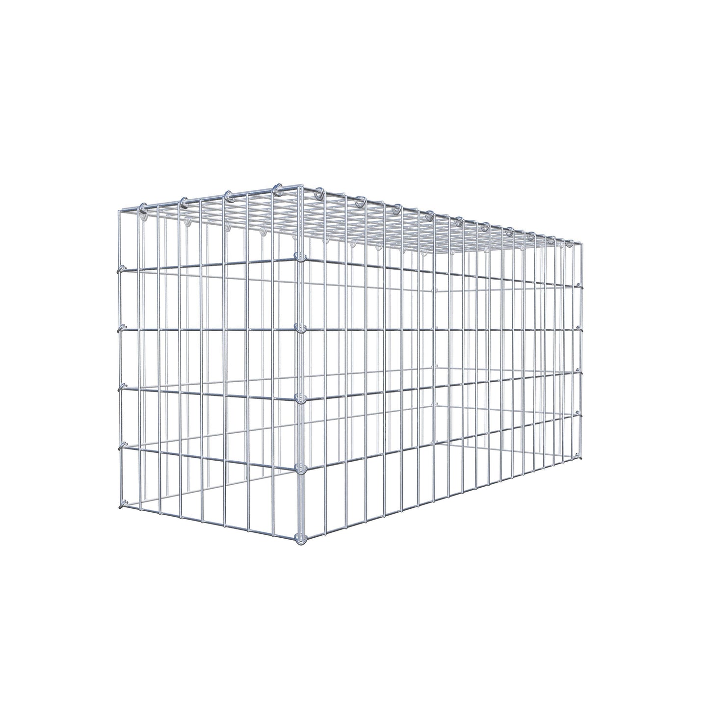 Gabião Tipo 3 100 cm x 50 cm x 40 cm (C x A x P), malhagem 5 cm x 10 cm, anel C