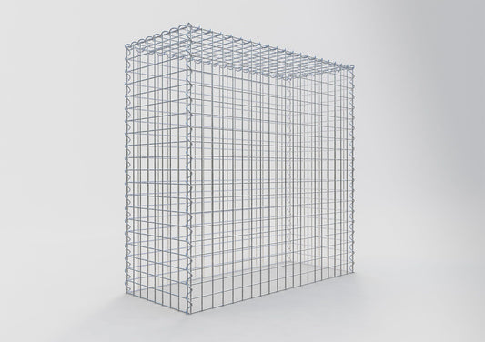 Add-on schanskorf type 3 100 cm x 100 cm x 40 cm (L x H x D), maaswijdte 5 cm x 5 cm, spiraalvormig