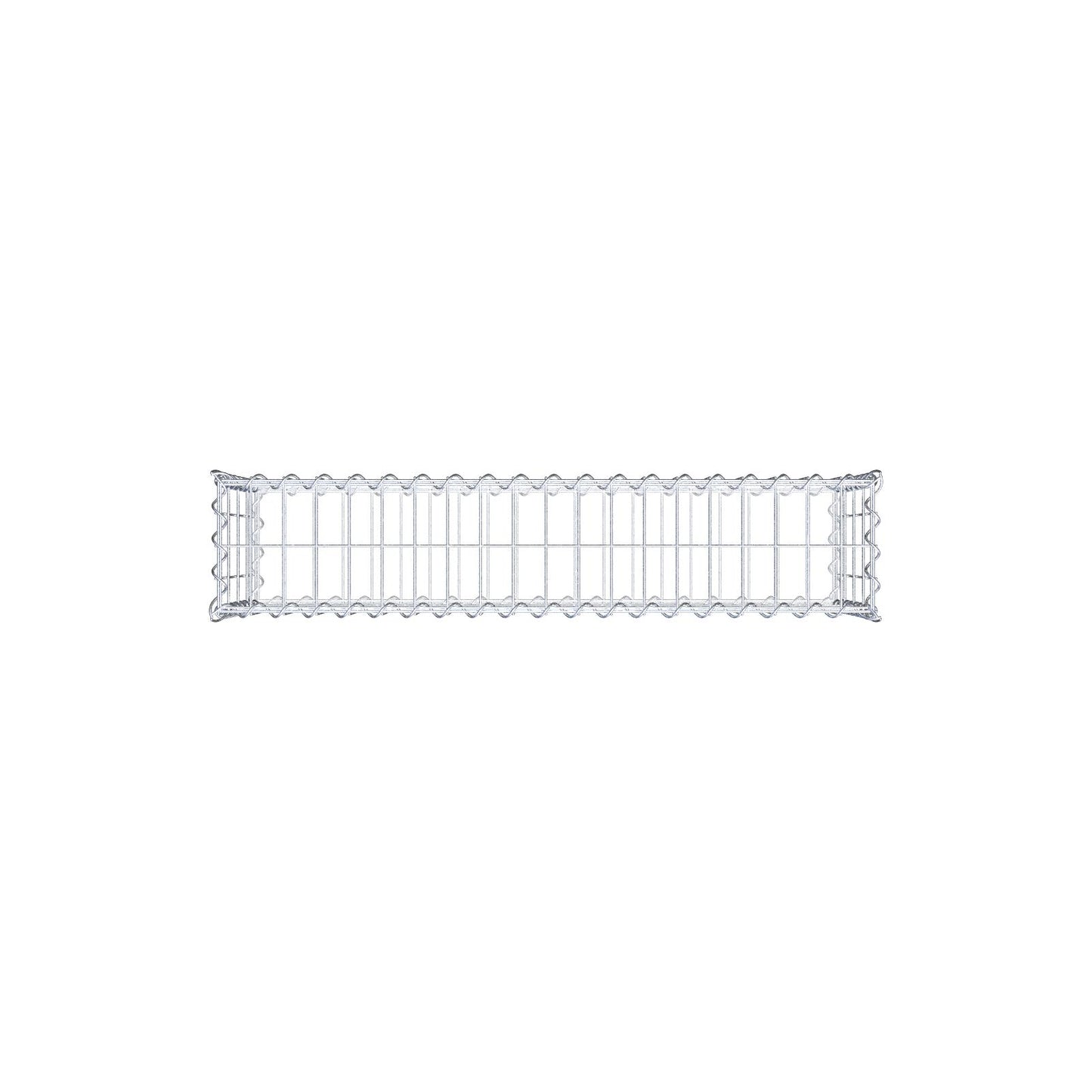 Set van 2 schanskorven 100 cm x 40 cm x 20 cm (L x H x D), maaswijdte 5 x 10 cm, spiraalvormig