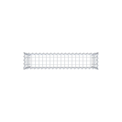 Gabião Tipo 3 100 cm x 60 cm x 20 cm (C x A x P), malhagem 5 cm x 10 cm, espiral