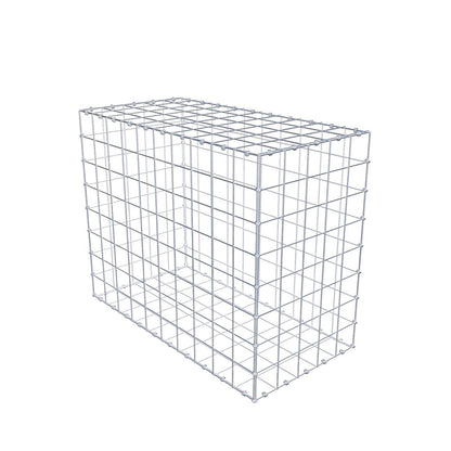 Gabion 100 cm x 80 cm x 50 cm (L x H x P), mailles 10 x 10 cm, anneau en spirale