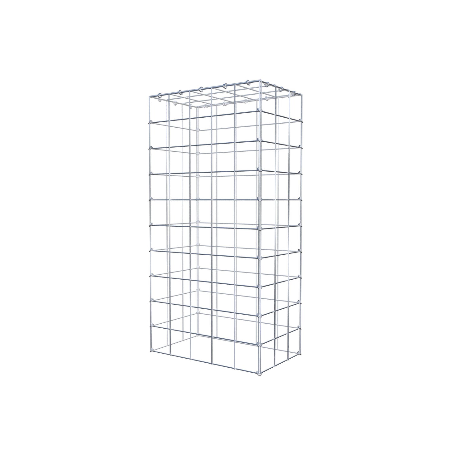 Fourche rapportée type 3 100 cm x 30 cm x 50 cm (L x H x P), mailles 10 cm x 10 cm, anneau C