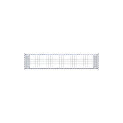 Grown-on gabion type 3 200 cm x 100 cm x 40 cm (L x H x D), mesh size 5 cm x 5 cm, spiral