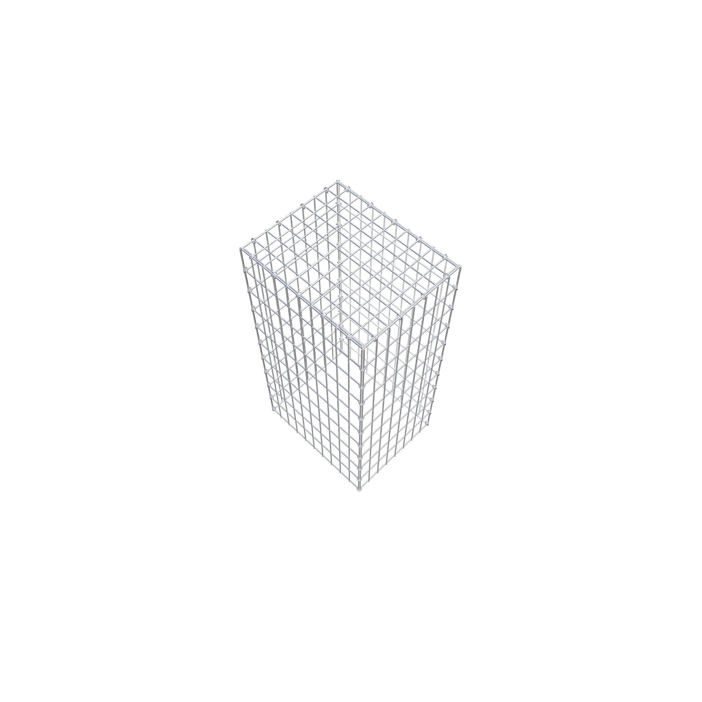 Gabião Tipo 3 100 cm x 50 cm x 40 cm (C x A x P), malhagem 5 cm x 10 cm, anel C
