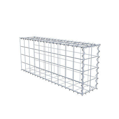 Gabião tipo 2 100 cm x 40 cm x 20 cm (C x A x P), malhagem 10 cm x 10 cm, espiral