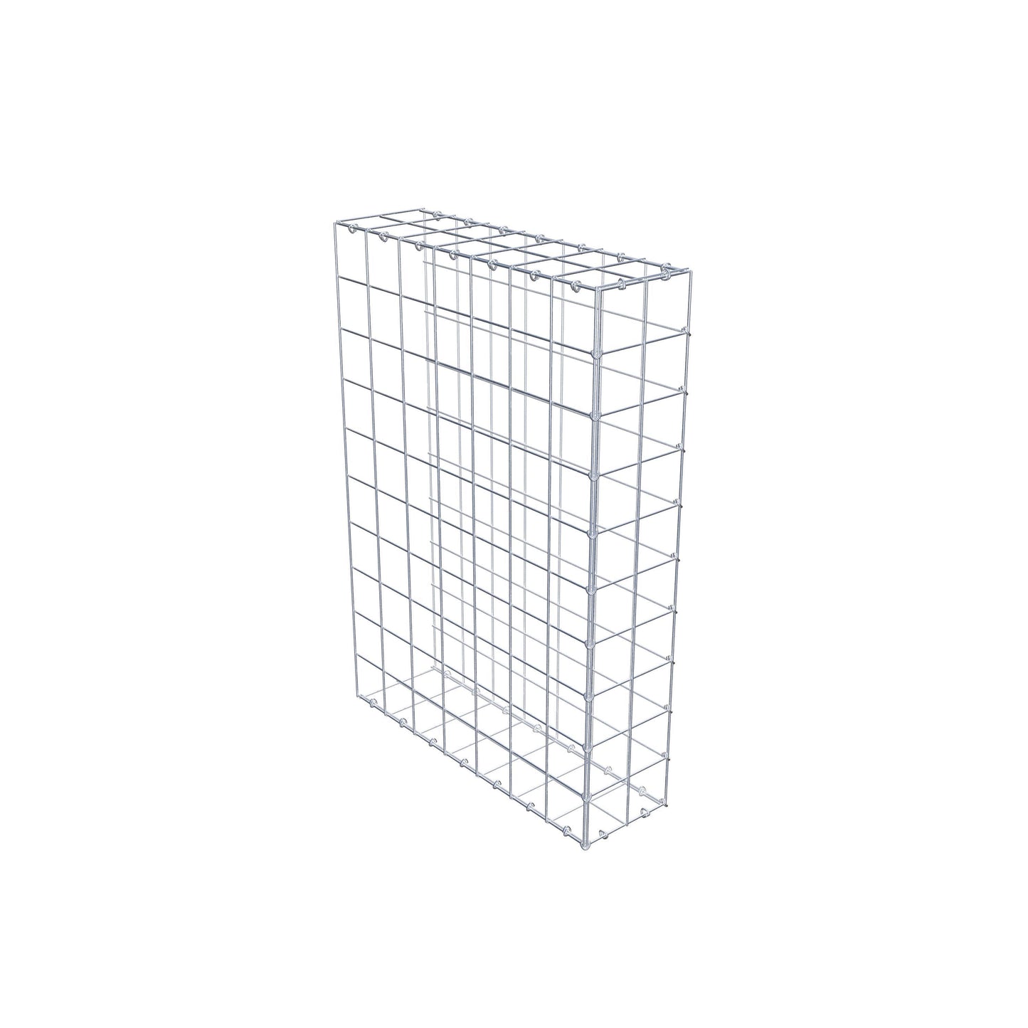 Fourche rapportée type 2 100 cm x 70 cm x 20 cm (L x H x P), mailles 10 cm x 10 cm, anneau en C