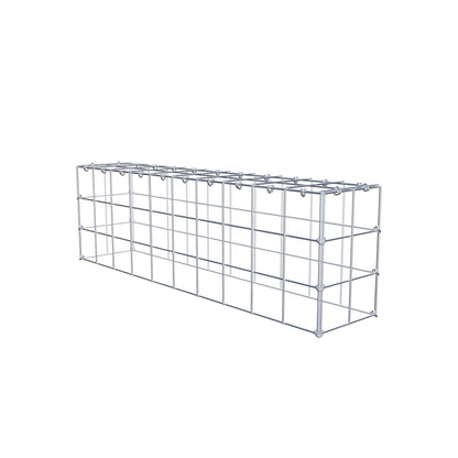 Gavión complementario de tipo 3 100 cm x 30 cm x 20 cm (L x A x P), malla 10 cm x 10 cm, anillo en C