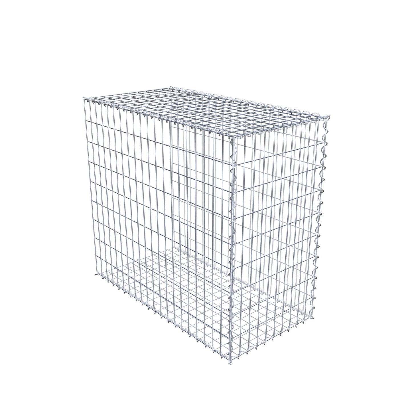 Gavión complementario tipo 2 100 cm x 90 cm x 50 cm (L x A x P), malla 5 cm x 10 cm, espiral