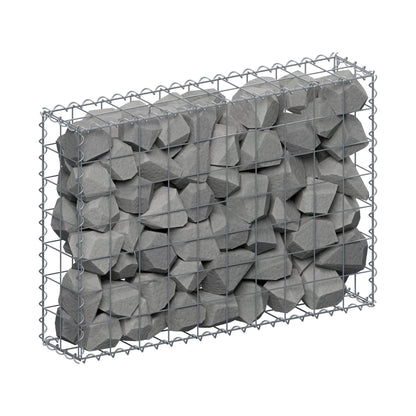Gabion 100 cm x 70 cm x 20 cm (L x H x P), mailles 10 cm x 10 cm, spirale