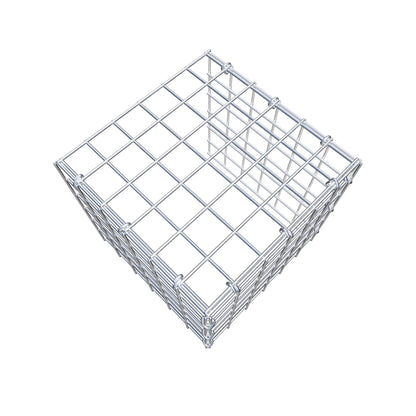 Opbouw schanskorf type 4 30 cm x 30 cm x 30 cm (L x H x D), maaswijdte 5 cm x 5 cm, C-ring