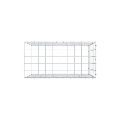 Fourche rapportée type 4 100 cm x 90 cm x 50 cm (L x H x P), mailles 10 cm x 10 cm, anneau C