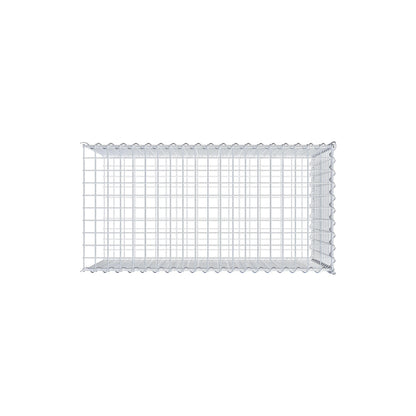 Gavión complementario tipo 2 100 cm x 60 cm x 50 cm (L x A x P), malla 5 cm x 5 cm, espiral