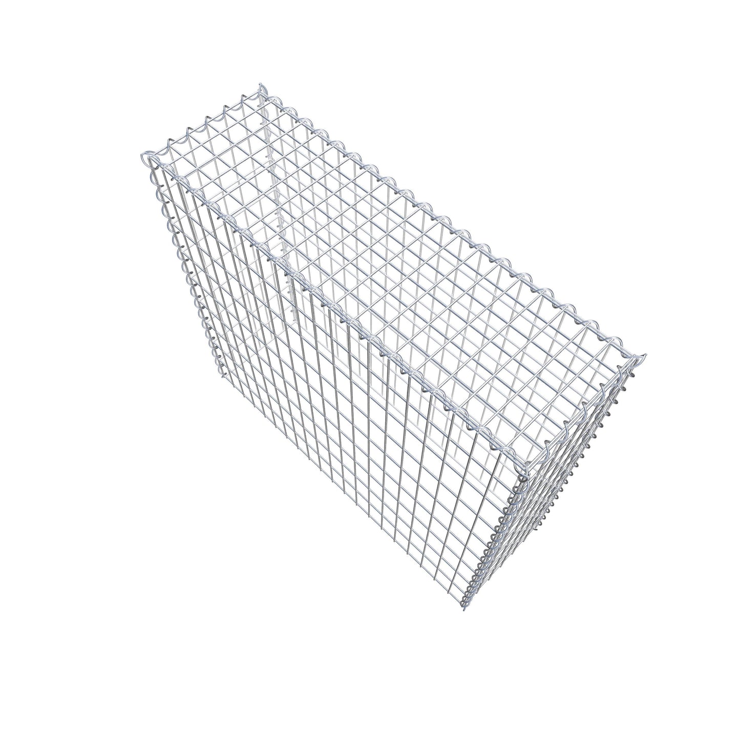 Gekweekte schanskorf type 3 100 cm x 90 cm x 30 cm (L x H x D), maaswijdte 5 cm x 10 cm, spiraal