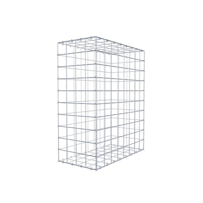 Gavión 100 cm x 80 cm x 40 cm (L x A x P), malla 10 cm x 10 cm, anillo en C