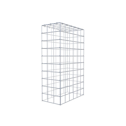 Fourche rapportée type 3 100 cm x 60 cm x 30 cm (L x H x P), mailles 10 cm x 10 cm, anneau C