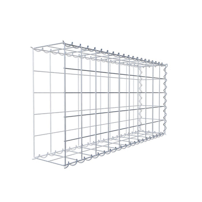 Gabbione aggiuntivo tipo 2 100 cm x 50 cm x 20 cm (L x H x P), dimensione maglia 10 cm x 10 cm, a spirale