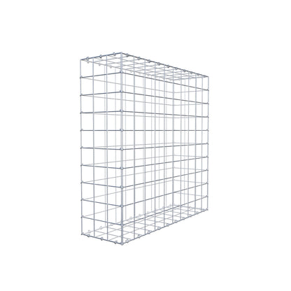Gavión 100 cm x 100 cm x 30 cm (L x A x P), malla 10 cm x 10 cm, anillo en C