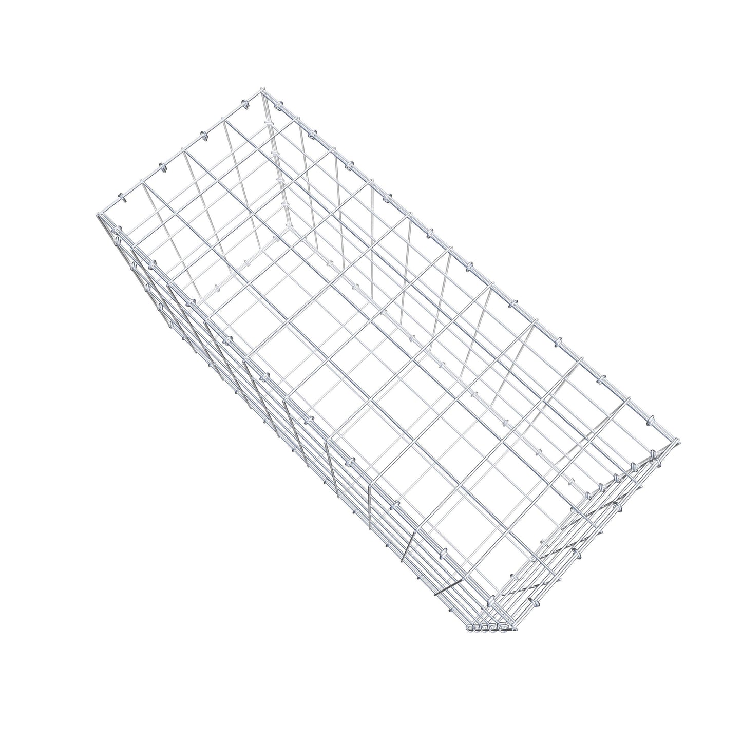Gabione 100 cm x 50 cm x 40 cm (L x H x T), Maschenweite 10 cm x 10 cm, C-Ring