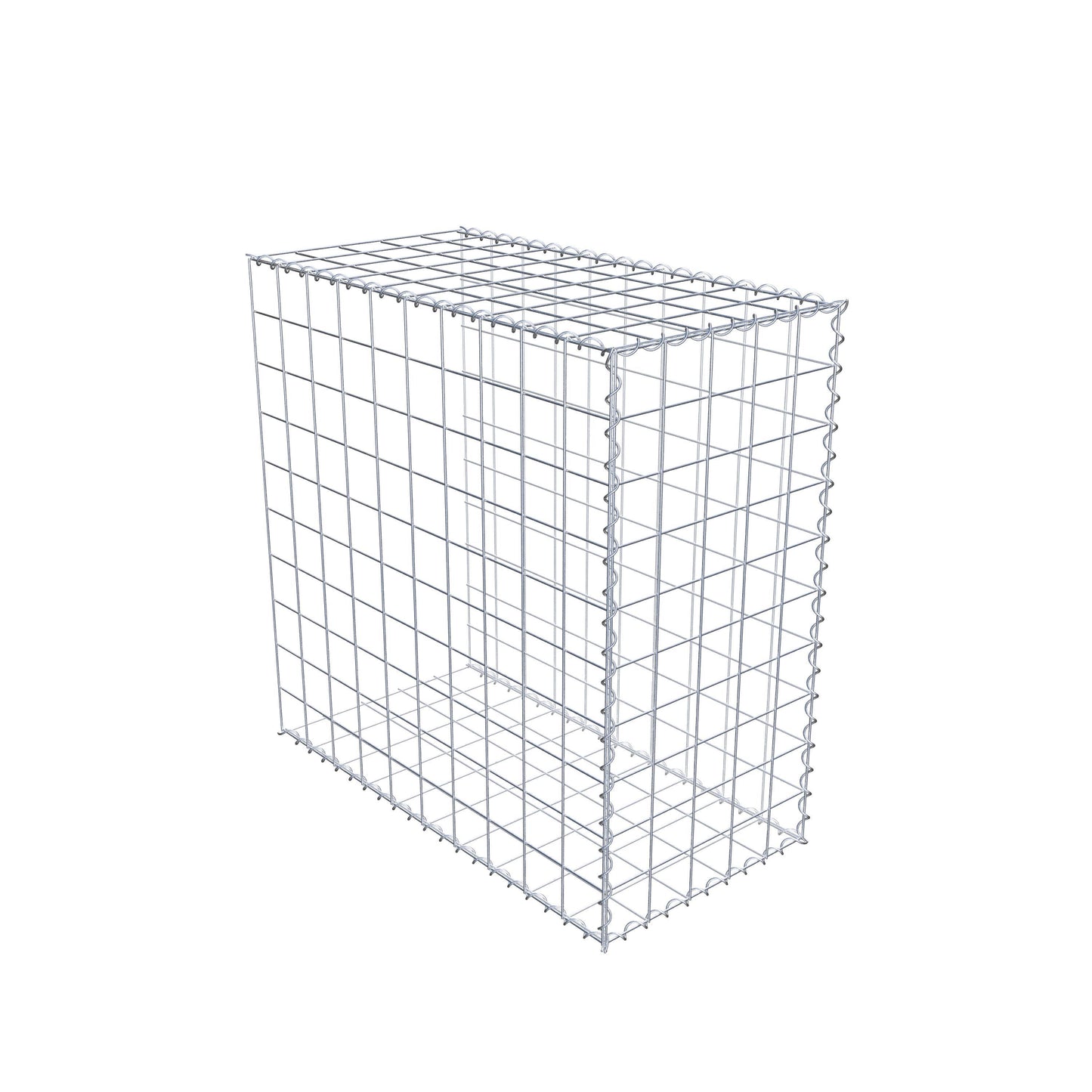 Add-on schanskorf type 2 100 cm x 100 cm x 50 cm (L x H x D), maaswijdte 10 cm x 10 cm, spiraal
