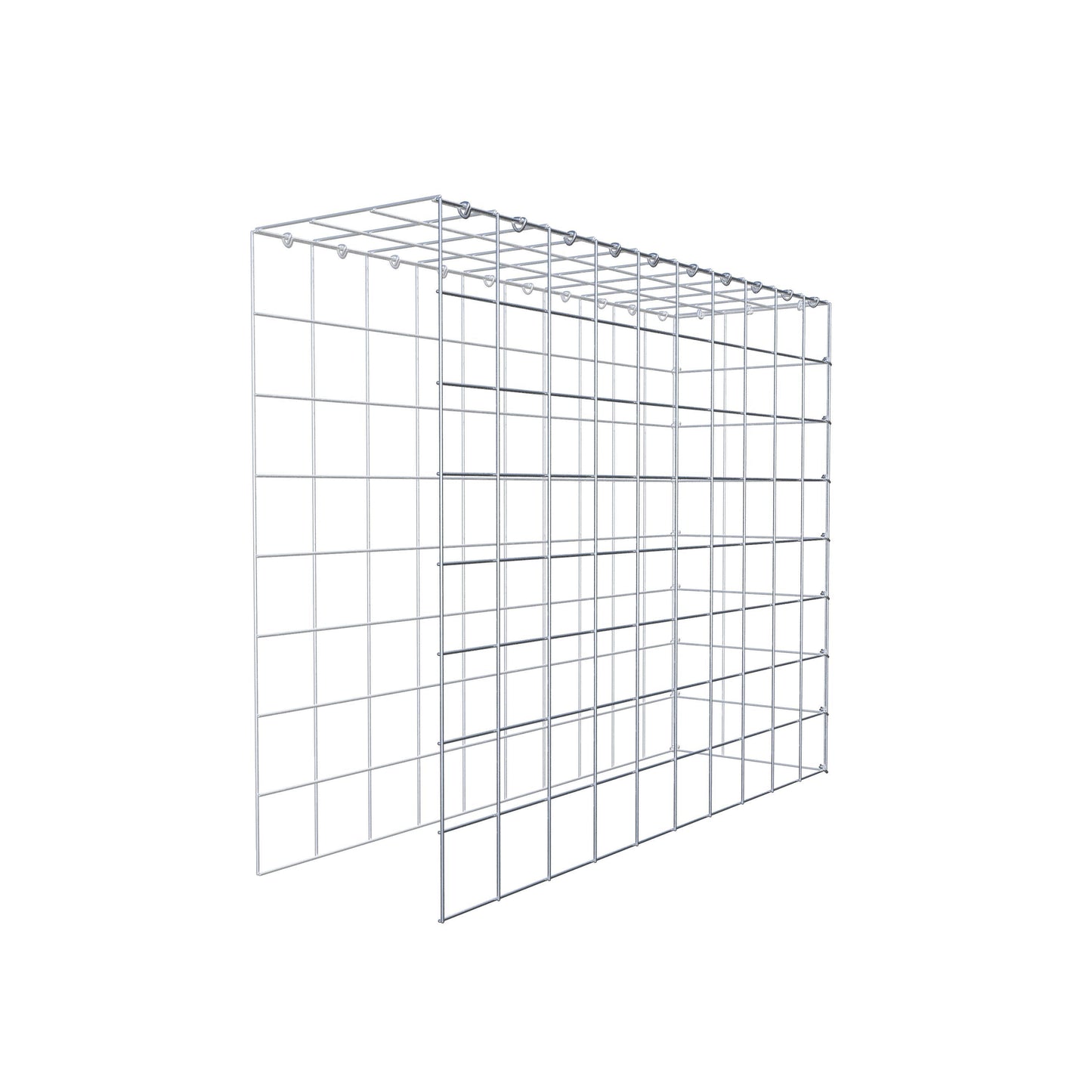 Add-on schanskorf type 4 100 cm x 80 cm x 30 cm (L x H x D), maaswijdte 10 cm x 10 cm, C-ring
