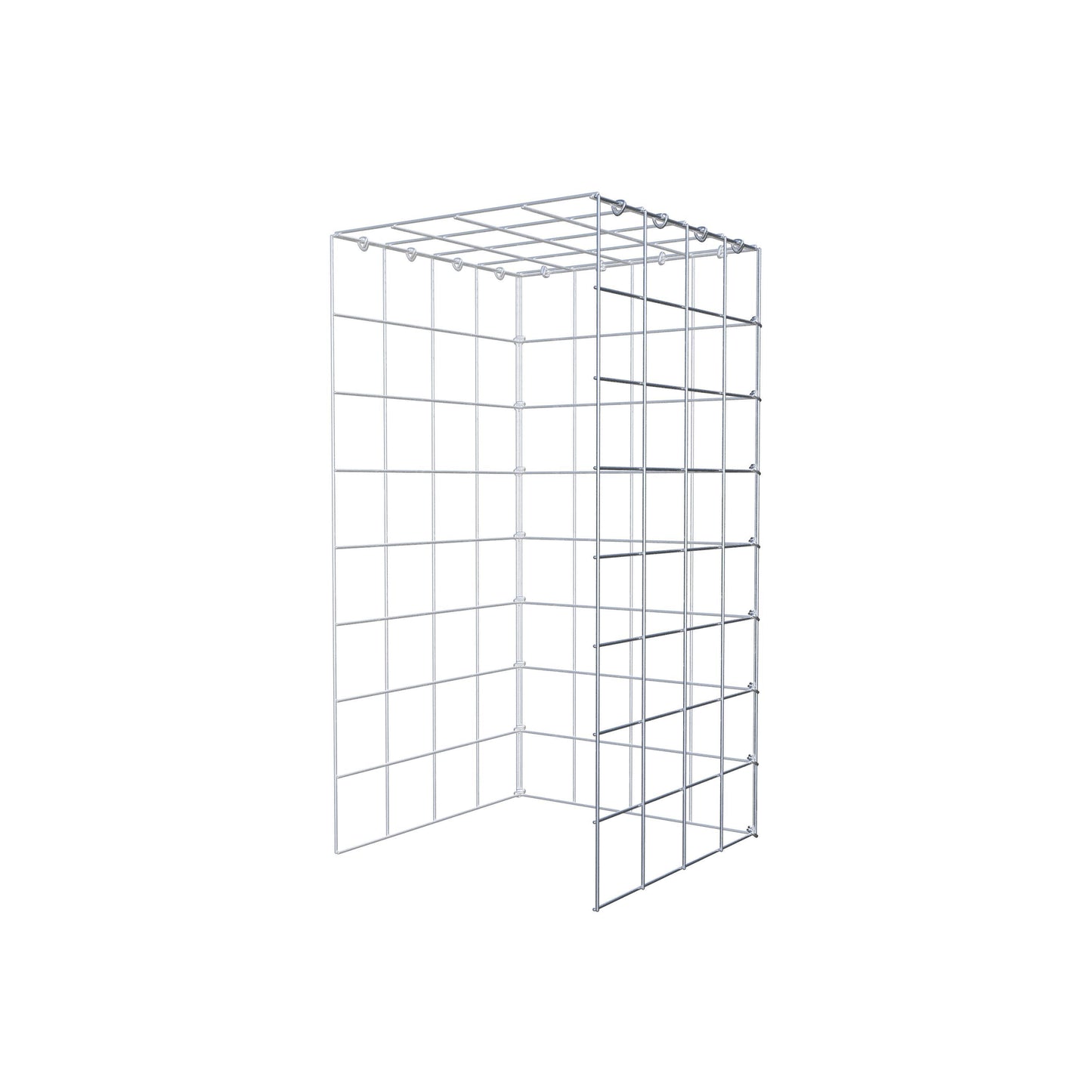 Toegevoegde pool type 4 80 cm x 40 cm x 40 cm (L x H x D), maaswijdte 10 cm x 10 cm, C-ring