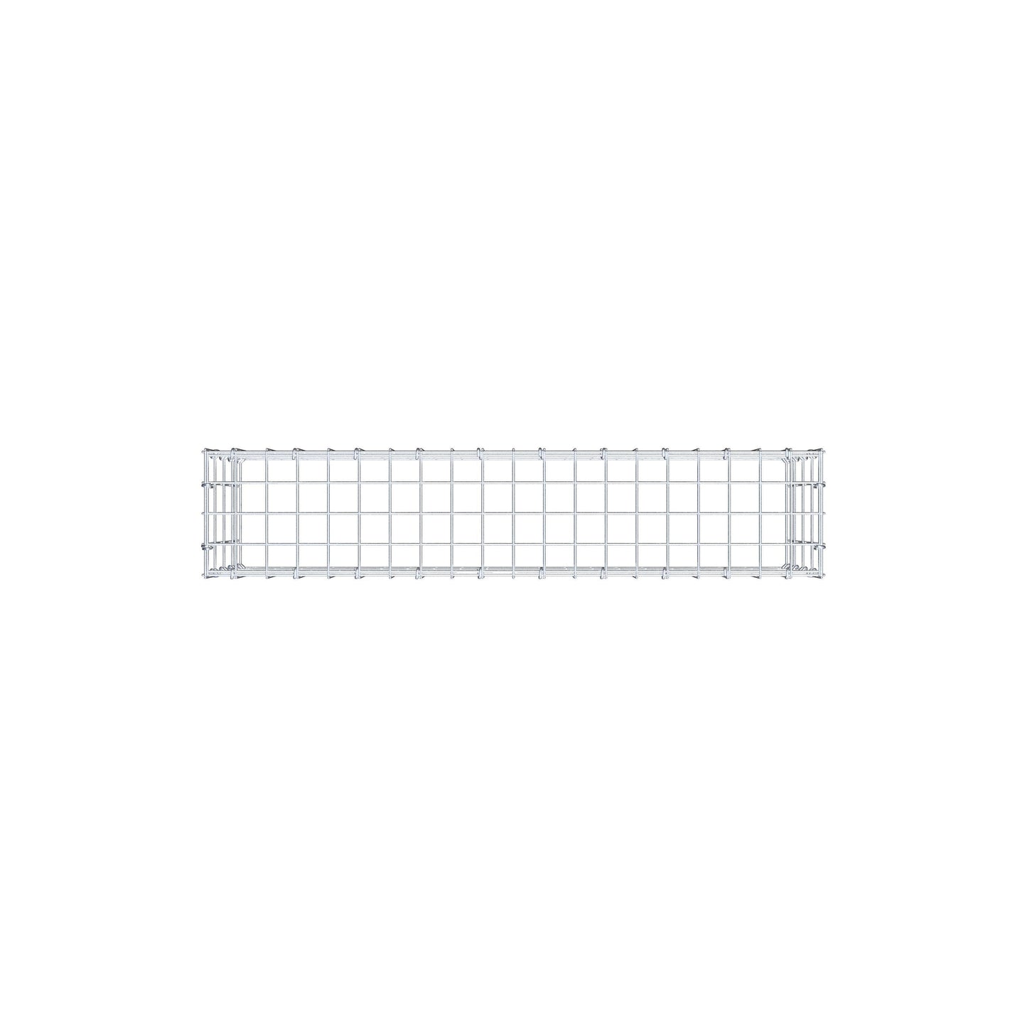 Gavión complementario de tipo 3 100 cm x 40 cm x 20 cm (largo x alto x fondo), malla 5 cm x 10 cm, anillo en C