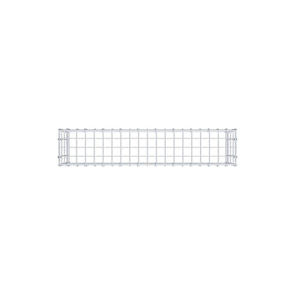 Gavión complementario de tipo 3 100 cm x 40 cm x 20 cm (largo x alto x fondo), malla 5 cm x 10 cm, anillo en C