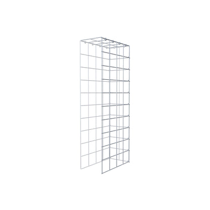 Opzetpaal type 4 100 cm x 40 cm x 20 cm (L x H x D), maaswijdte 10 cm x 10 cm, C-ring