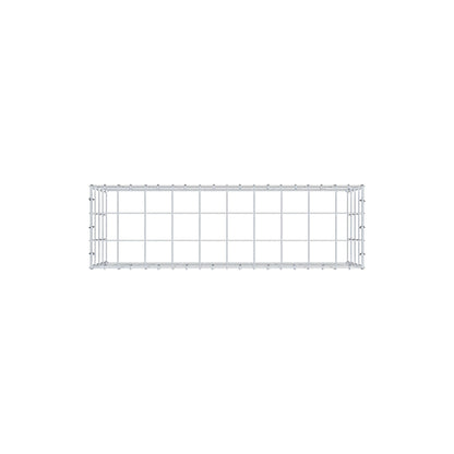 Gavión complementario de tipo 3 100 cm x 40 cm x 30 cm (L x A x P), malla 10 cm x 10 cm, anillo en C