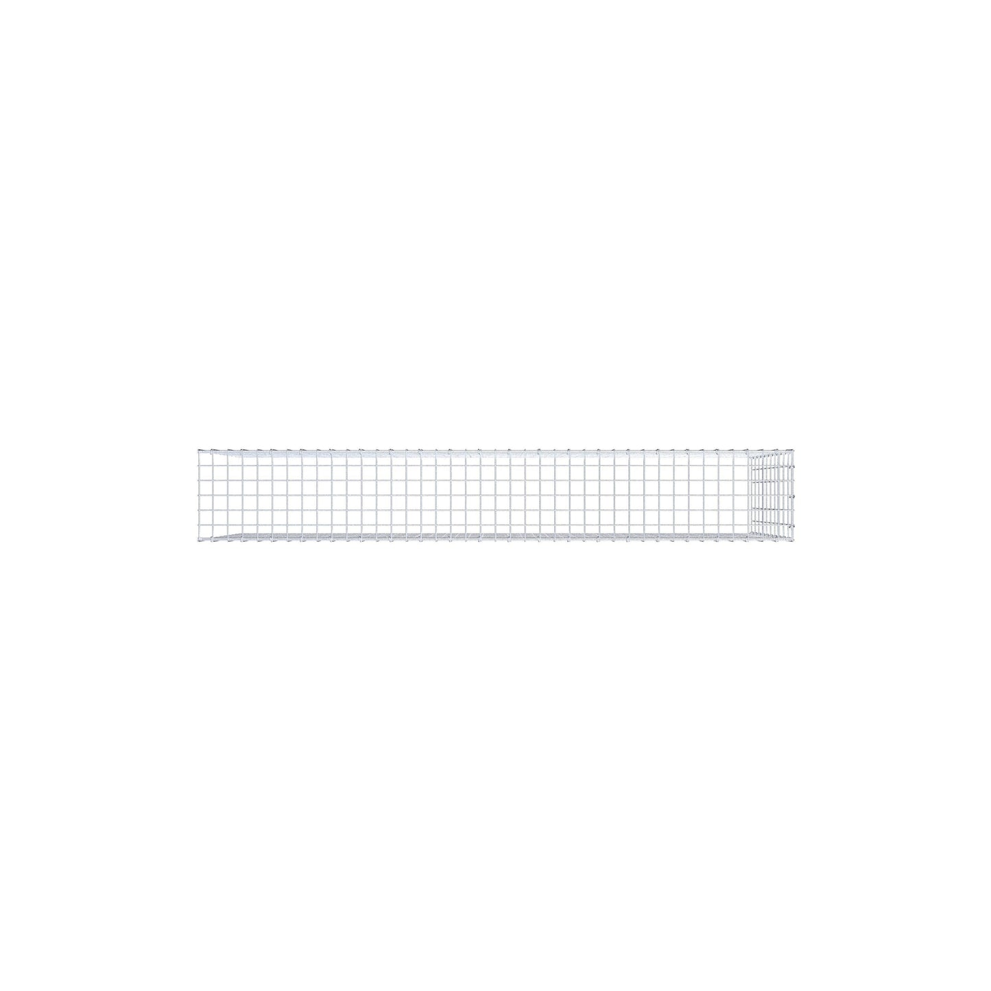 Gabbione aggiuntivo tipo 4 200 cm x 100 cm x 30 cm (L x H x P), maglia 5 cm x 10 cm, anello a C