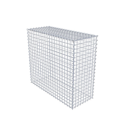 Schanskorf 100 cm x 90 cm x 40 cm (L x H x D), maaswijdte 5 cm x 5 cm, spiraalvormig