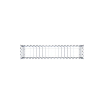 Gabbione aggiuntivo tipo 3 100 cm x 50 cm x 20 cm (L x H x P), dimensione maglia 5 cm x 10 cm, a spirale